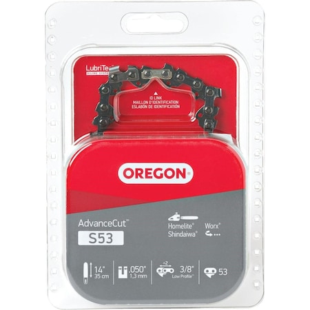 Oregon Cutting Oregon AdvanceCut 14 In. Chainsaw Chain S53